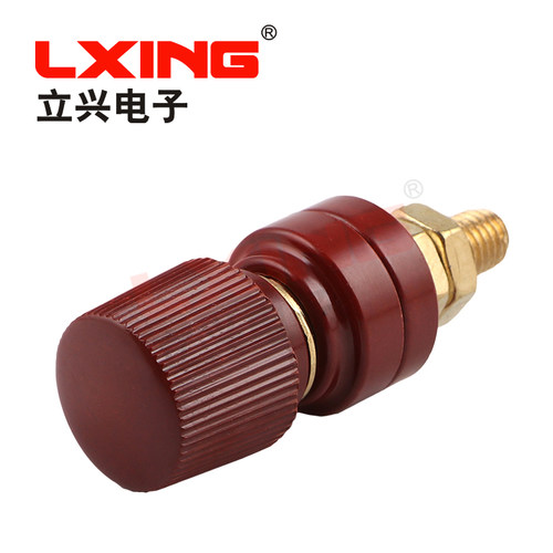 全铜JS-555B (8mm）接线柱 测试接插件接地柱 仪器仪表用