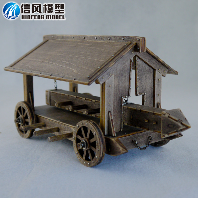 帝国时代攻城锤手工制作木质diy拼装古代攻城仿真模型玩具骑砍2