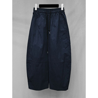 2025秋季新款大码松紧显瘦休闲裤