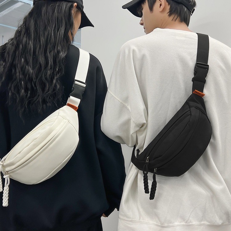 红鹮鸟简约胸包腰包轻便便携洋气时尚斜挎包百搭斜跨经典高颜值