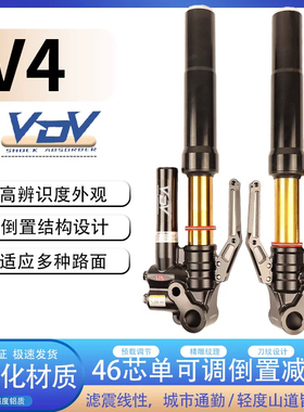 VDV V4倒置33/43/46芯前减震适用九号M5 Mz小牛FX N1S极核AE4AE5