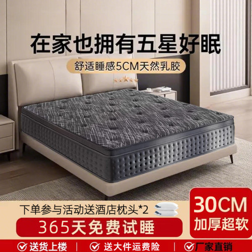 五星级酒店压缩卷包床垫30cm加厚