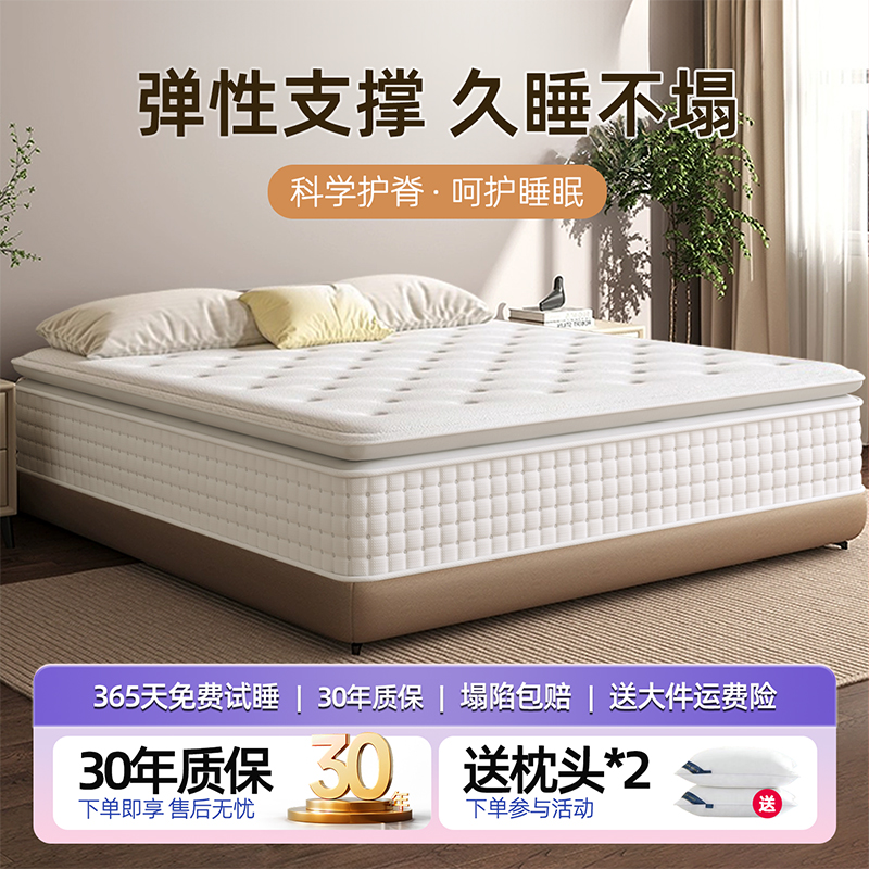 独立弹簧压缩床垫记忆棉家用软垫