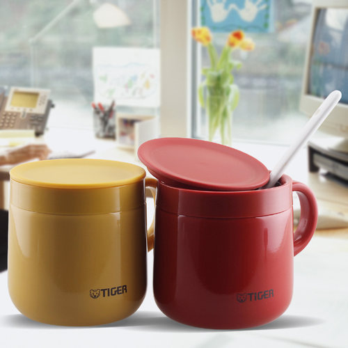 TIGER超轻有手柄办公泡茶保温杯