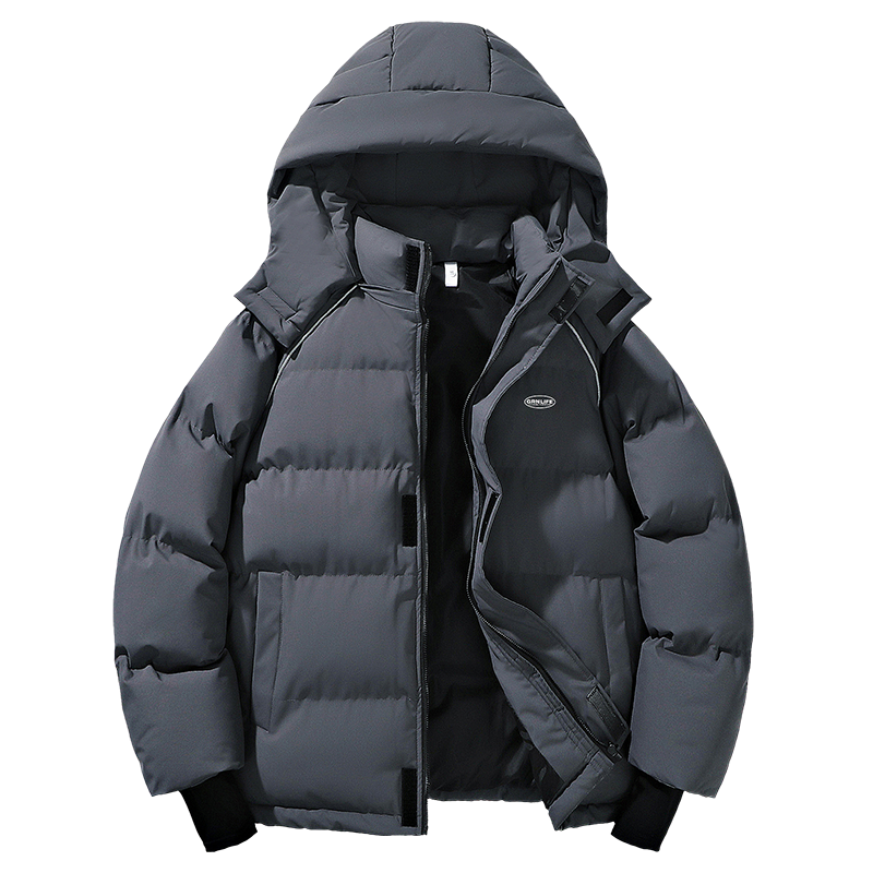 贵人鸟男士棉服2025冬季新款加棉加厚保暖棉衣透气舒适百搭外套男
