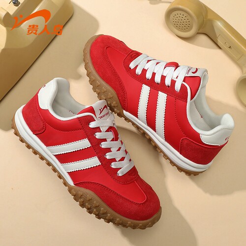 贵人鸟休闲女鞋复古潮流阿甘鞋女