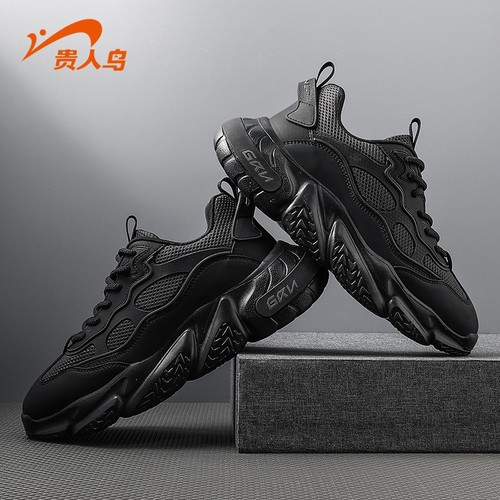 贵人鸟男鞋复古厚底减震老爹鞋男