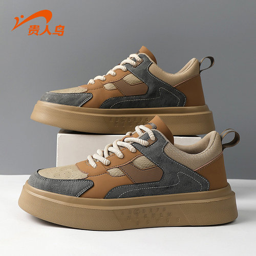 贵人鸟系带男士低帮板鞋