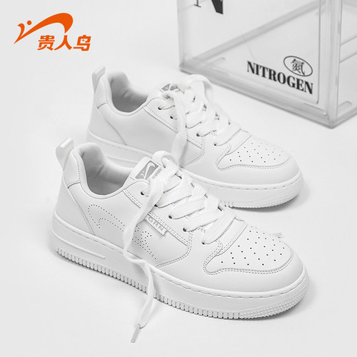 贵人鸟男鞋低帮板鞋情侣款小白鞋