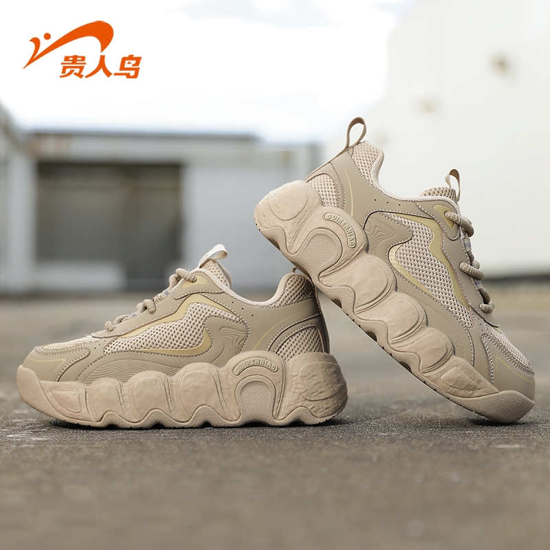 贵人鸟女鞋老爹鞋厚底减震运动鞋