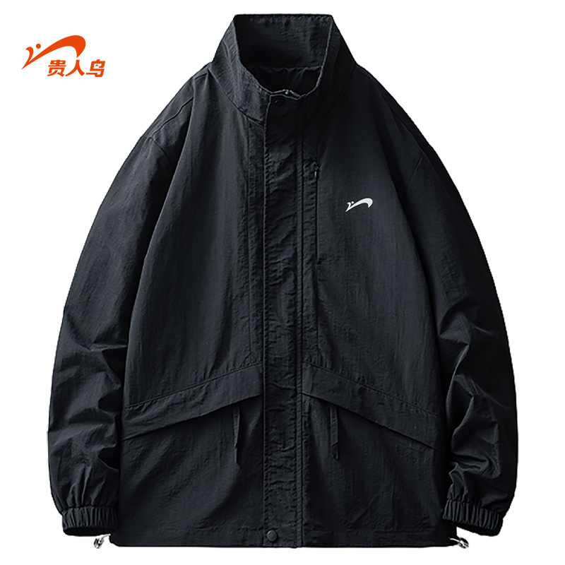 贵人鸟户外男士立领夹克