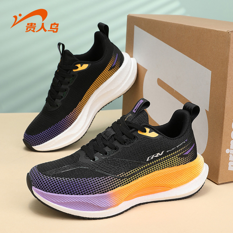 贵人鸟情侣跑步鞋软底透气