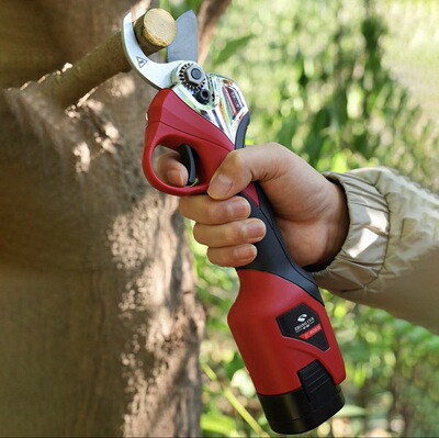 中村一郎进口电动剪刀充电式园林剪无刷锂电粗枝剪便携家用果树修