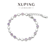 旭平彩宝系列圆形泡泡手链女时尚 轻奢精致高级感大气个性 设计手饰