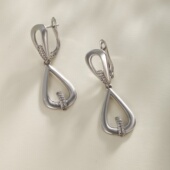 旭平合金蝴蝶结耳扣耳饰