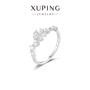 旭平柏林情书清冷感小花朵戒指温柔气质指环时尚轻奢高级感食指戒