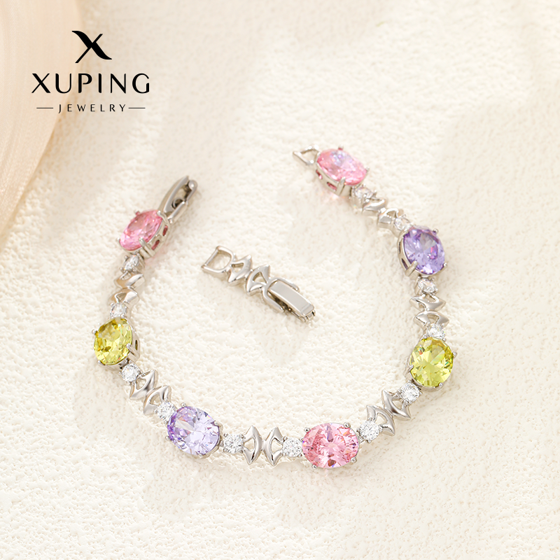 旭平女合金镀金甜美手链