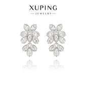 气质高级感花朵耳环时尚 旭平 雪域 轻奢气质闪烁灵动麦穗耳钉