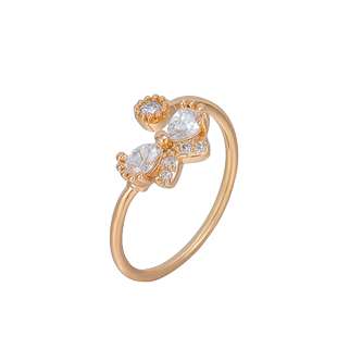 旭平ins潮爱心形戒指女简约轻奢戒指冷淡风小众设计高级感食指戒