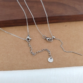 旭平合金素链项链