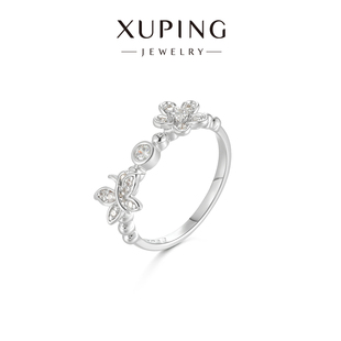 旭平蝶恋花戒指高级感简约ins叠戴易搭高级感食指戒日常通勤指环