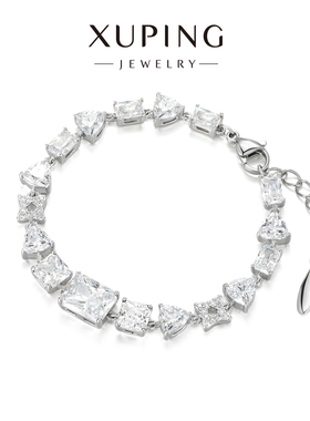 旭平彩宝系列冰糖方形手链女时尚轻奢气质小众设计高级感易搭手饰