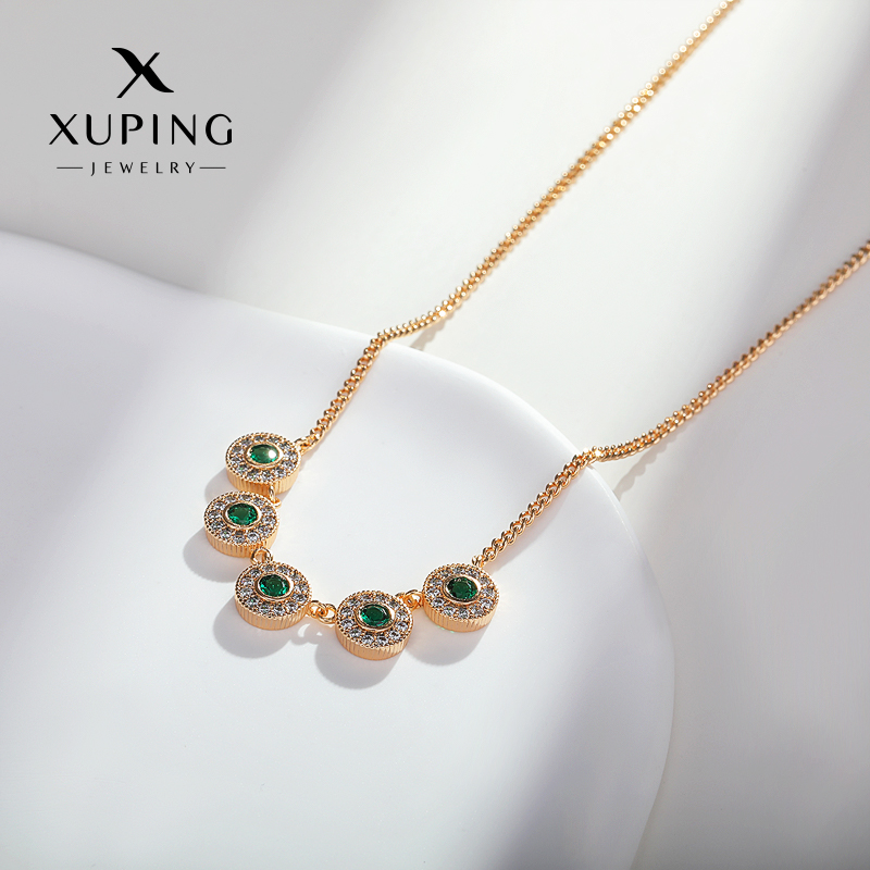 旭平人造宝石合金女项链