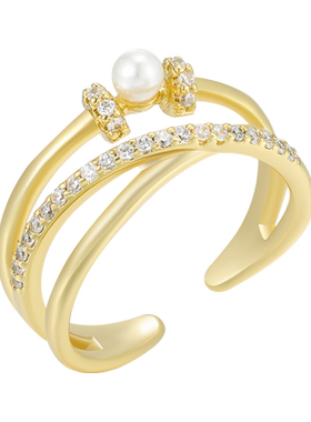 旭平法式优雅时尚简约灵动戒指