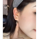 潘豆豆耳钉女简约随机大小造型一对 不规则耳钉耳饰 旭平 拍2