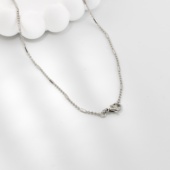 旭平珠珠链隔珠链项链女锁骨链简约气质易搭素链