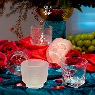 稀奇艺术【挚友系列】威士忌酒杯玻璃水杯送朋友高端生日纪念礼物
