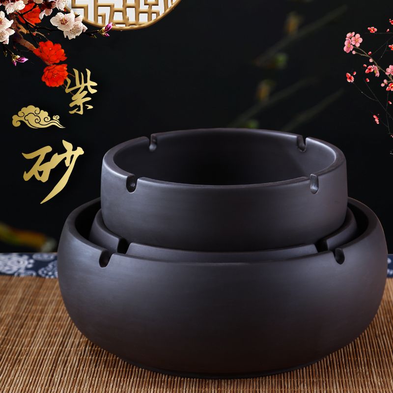 陶瓷紫砂客厅茶几复古烟灰缸