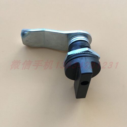 黑色手柄旋钮圆柱锁