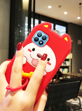 适用于OPPOReno4SE 5G手机壳女reno3/4pro全包可爱软壳硅胶防摔套