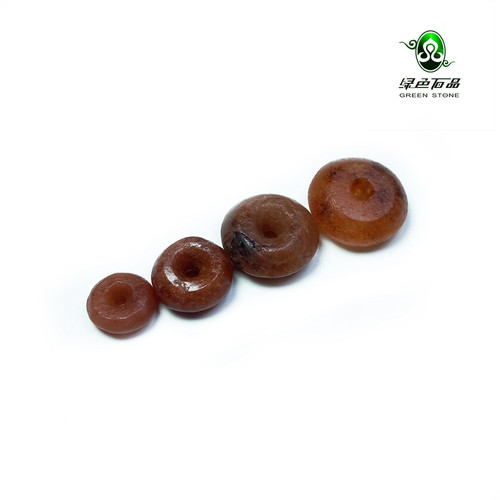 实物拍照wp2红玛瑙飞碟珠不还价