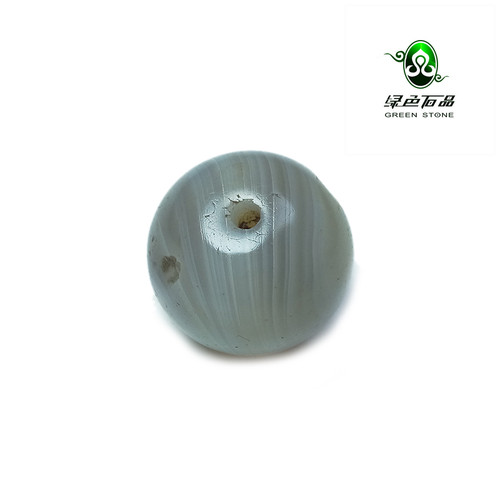 lssp/绿色石品wp1352 不还价 清代闪丝缠丝玛瑙DIY老配珠散圆珠