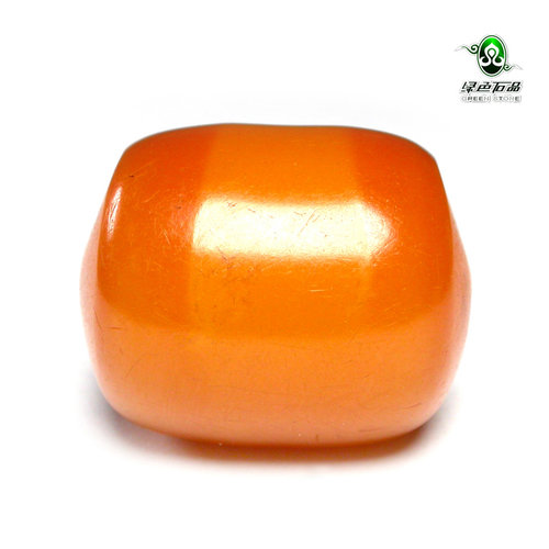 lssp/绿色石品gz3325 不还价 百年老压制蜜蜡珠DIY多宝手串配珠