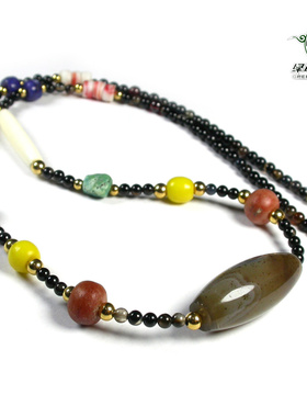 项链玛瑙琉璃项链不还价清