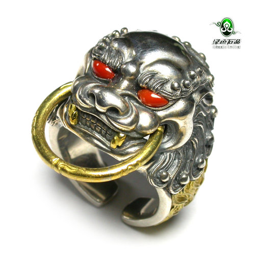 南红玛瑙手工925银戒指不还价