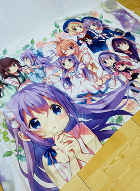 外贸出口日单岛国画布