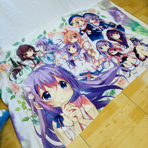 外贸出口日单岛国画布