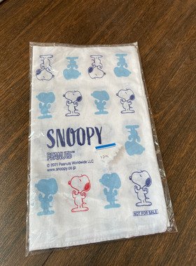 实拍日单卡通 SHI奴比  纯棉长条 盖布 尺寸 32*90