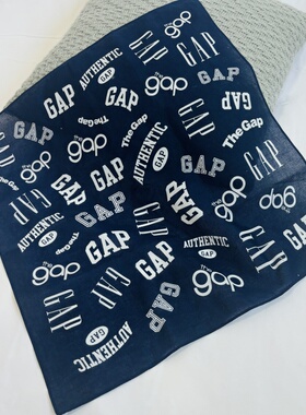 外贸出口 日单 GAP 棉布方巾 盖巾 可做头巾 尺寸49*49厘米甩卖