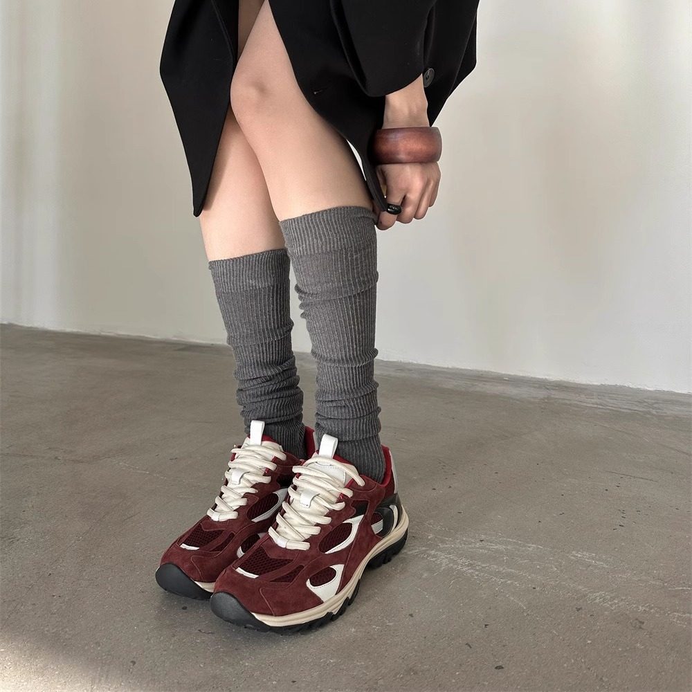 SGIRLTWTW厚底登山德训鞋女