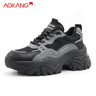 老爹鞋 清仓厚底绒里女鞋 女棉鞋 尺码 奥康秋冬款 偏小选大一个码 断码