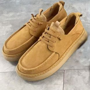 奥康男鞋2025秋系带磨砂面单鞋1251423047黄棕1251423048卡其绿