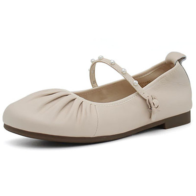 春款休闲浅口低跟女单鞋