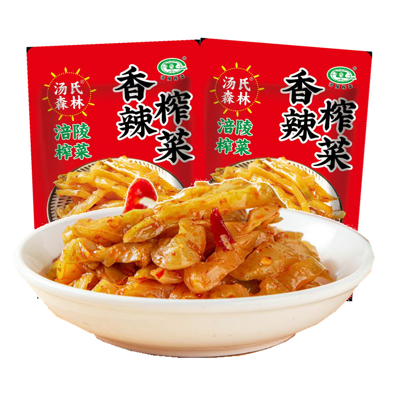 涪陵榨菜丝袋装微辣香辣开味