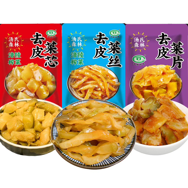 涪陵榨菜丝芯80g去皮口口脆菜芯