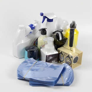 PVC圆头弧形袋14 缝纫线膜化妆品玻璃瓶子膜 30cm酒水膜酒瓶盒包装